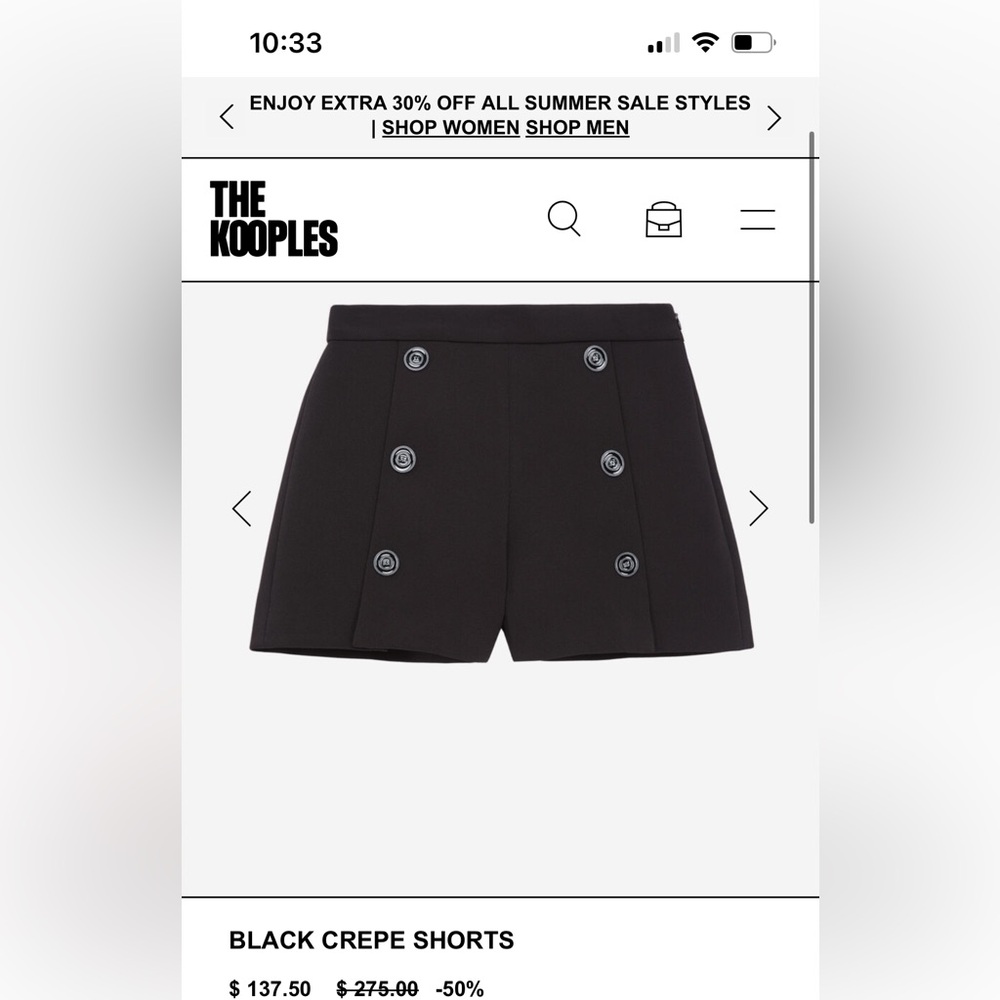 The kooples shorts